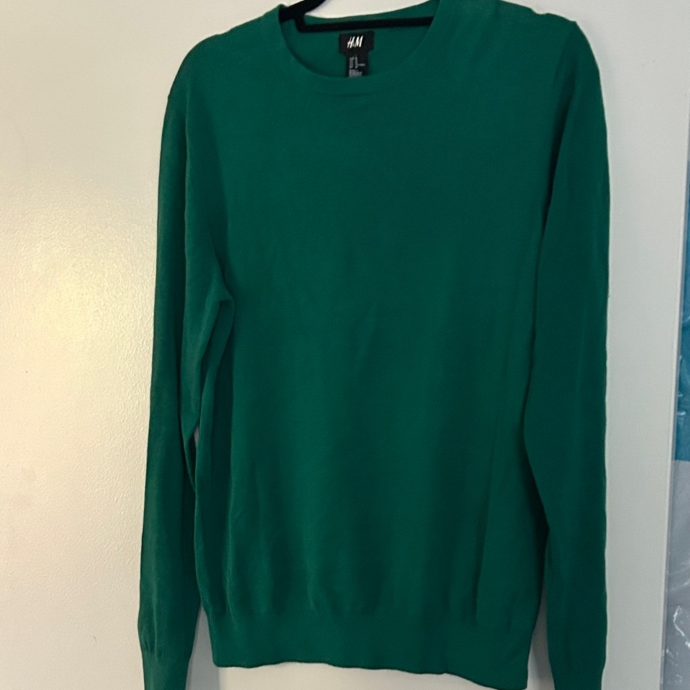 H&M Men's Emerald Crewneck Sweater